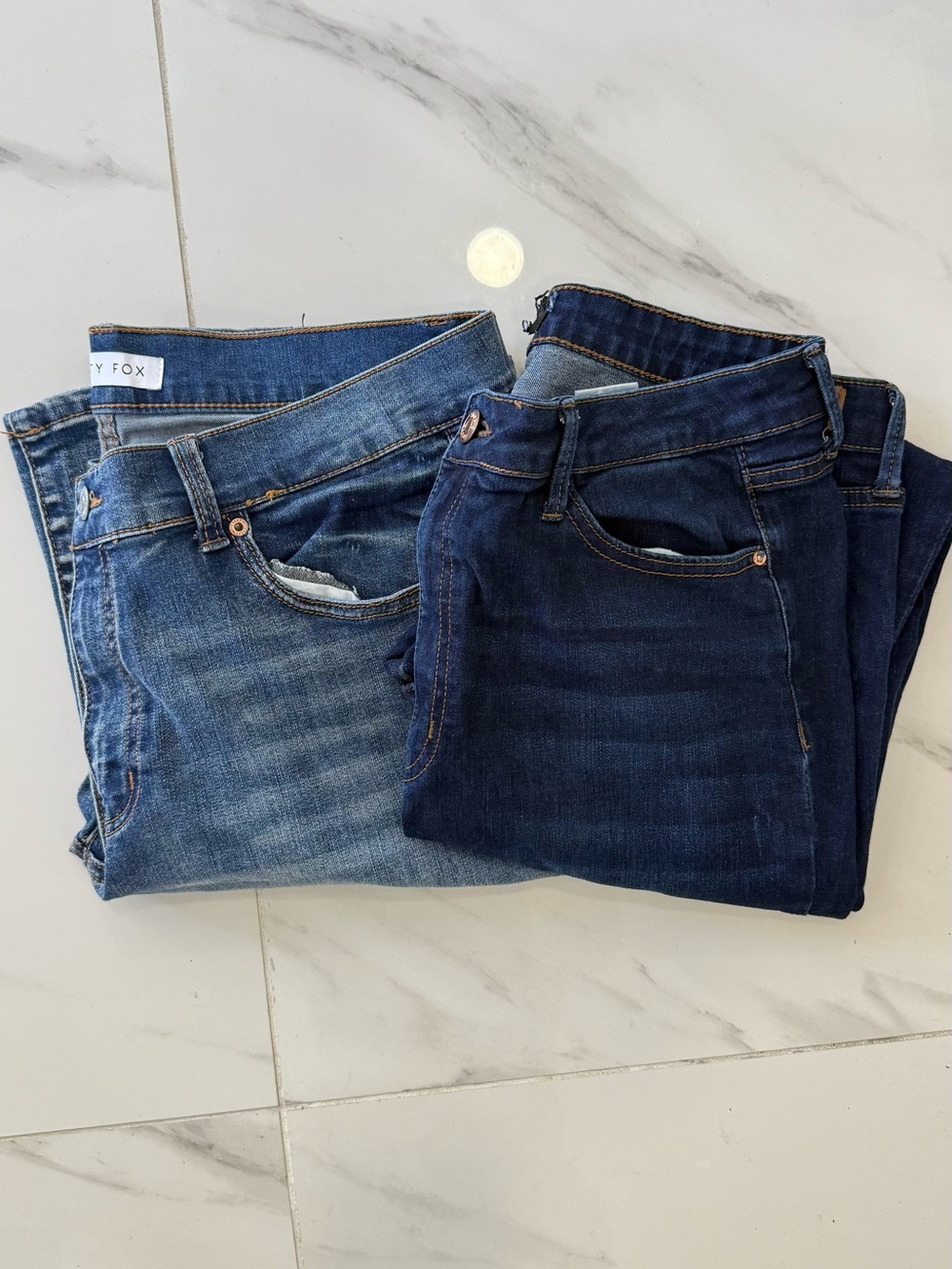 Skinny Jeans and Boot cut - Light and Dark Blue bundle jeans